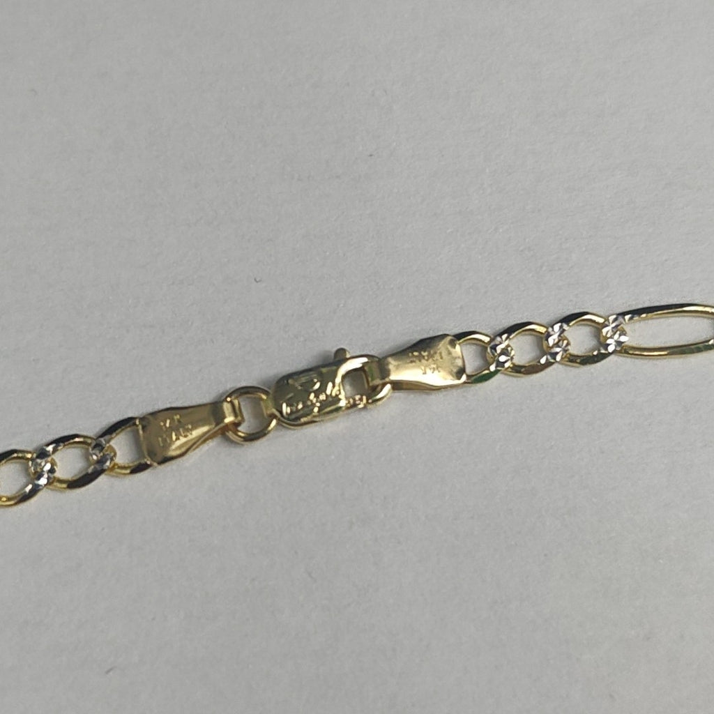 CADENAS CARTIER 3 1 DIAMANTADA ORO 14K 7.3 (NUEVO)