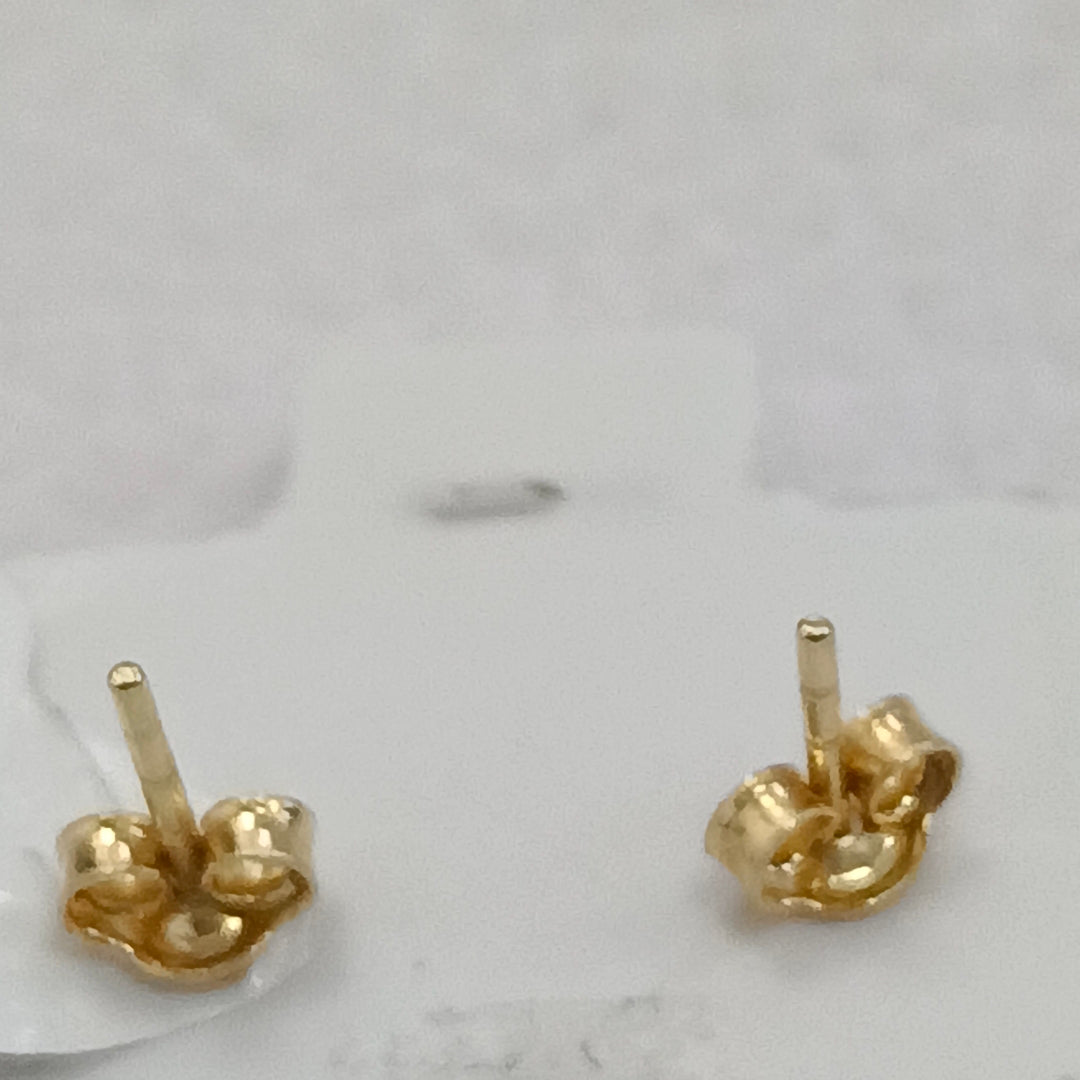 BROQUELES ORO 14K 1.1 (NUEVO)