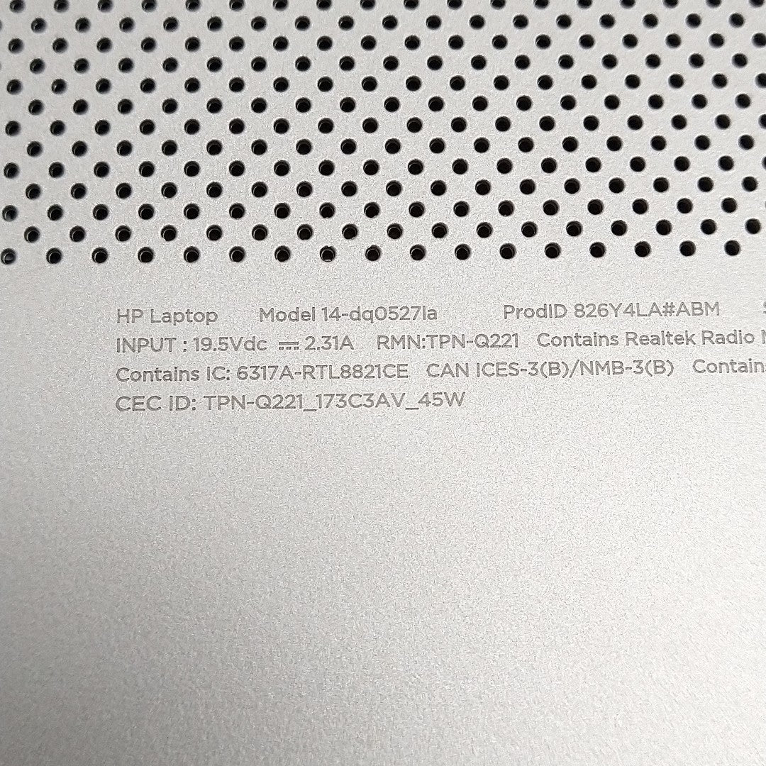 LAPTOP HP 14-DQ0527LA (2023) 256 GB SSD 8 GB RAM (SEMINUEVO)