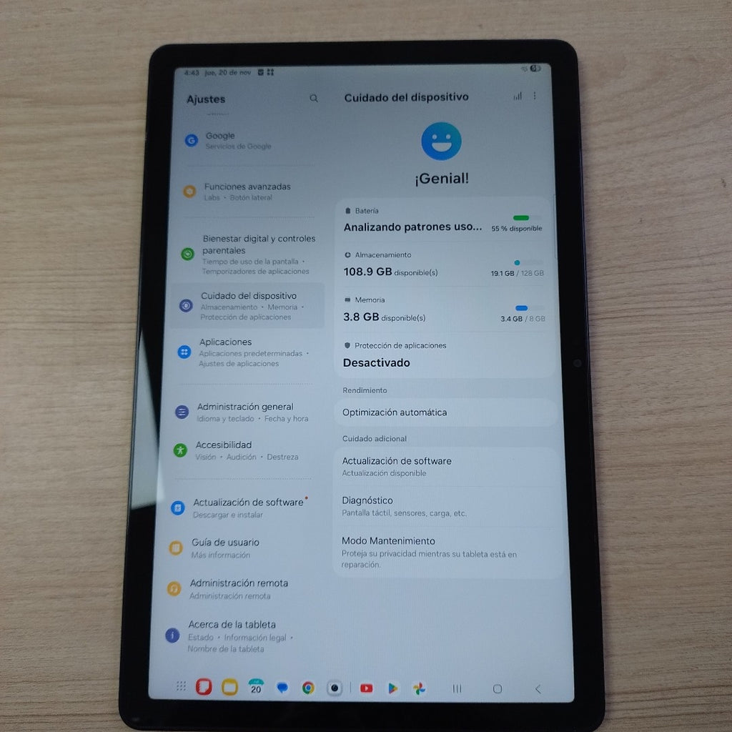 TABLETA SAMSUNG GALAXY TAB A9+ SM-X210 (2023) 128 GB 8 GB RAM (SEMINUEVO)