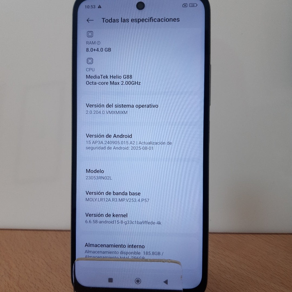 CELULAR XIAOMI REDMI 12 23053RN02L 256 GB 8 GB RAM (SEMINUEVO)