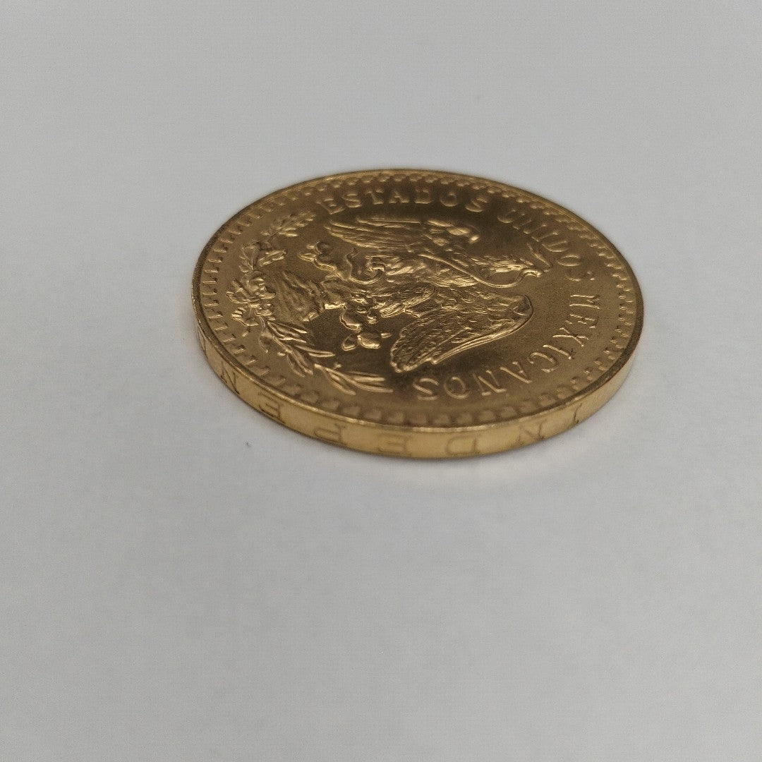 K1 41,60 GRMS 21 K IDENTIFICACIÓN MONEDA NOMINATIVA MONEDAS PESOS 50 PESOS (SEMINUEVO)