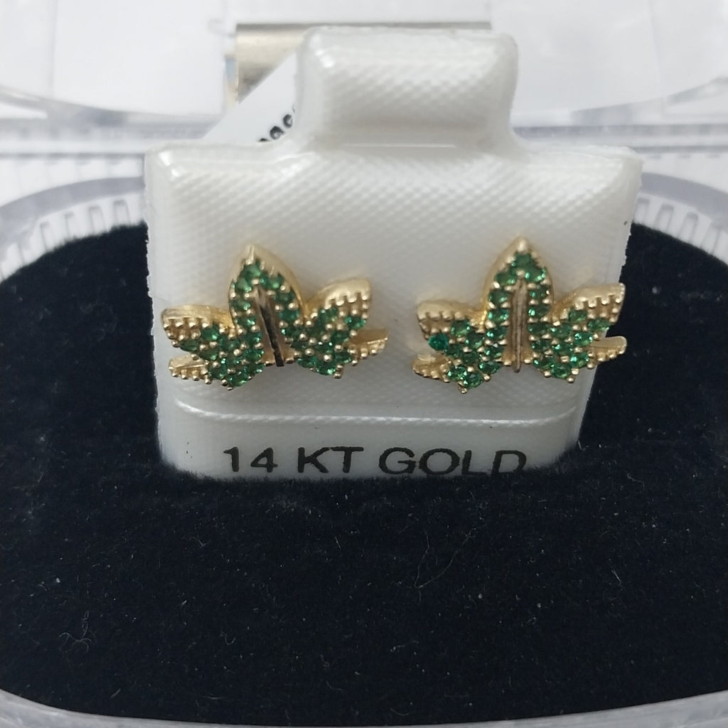 BROQUELES ORO 14K 1.5 (NUEVO)