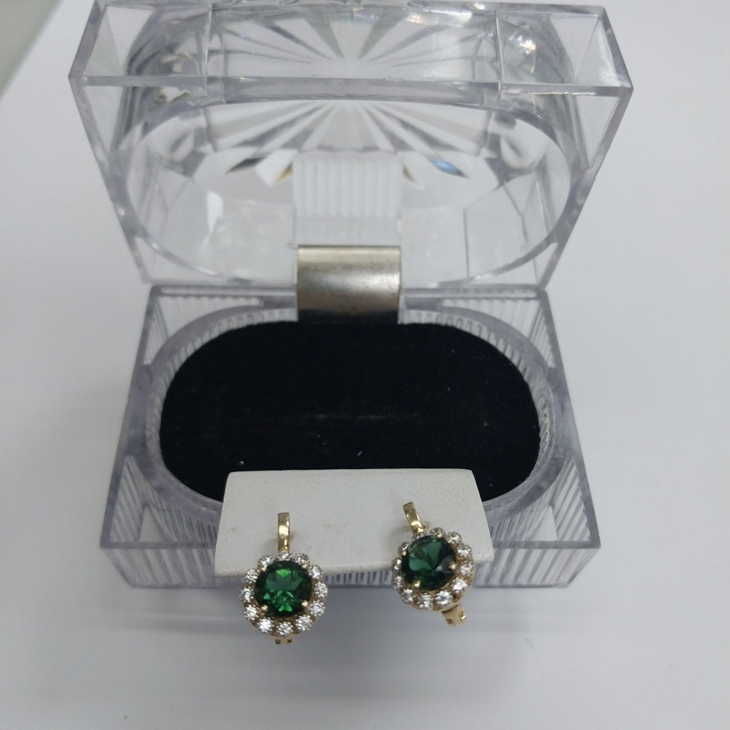 BROQUELES ORO 14K 3.7 (NUEVO)