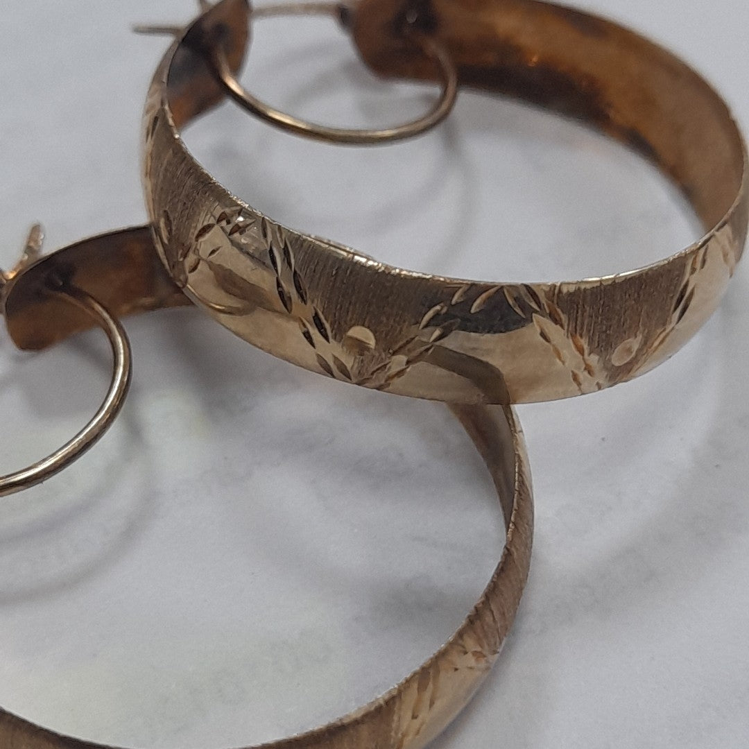 K1 4,50 GRMS 14 K ESPECIFICACIONES COMPLEMENTARIAS PAR DE ARRACADAS (SEMINUEVO)