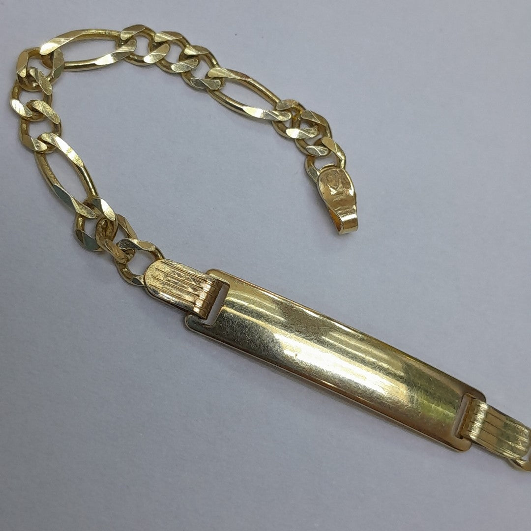 ESCLAVA ORO 14 K 3,30 GRMS (SEMINUEVO)