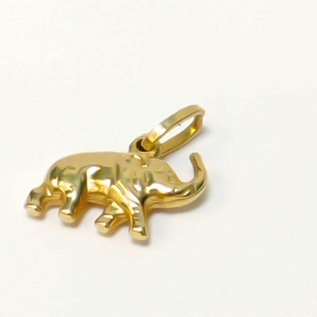 K1 0,90 GRMS 14 K ESPECIFICACIONES COMPLEMENTARIAS DIJE ELEFANTE APTO PARA VENTA (SEMINUEVO)