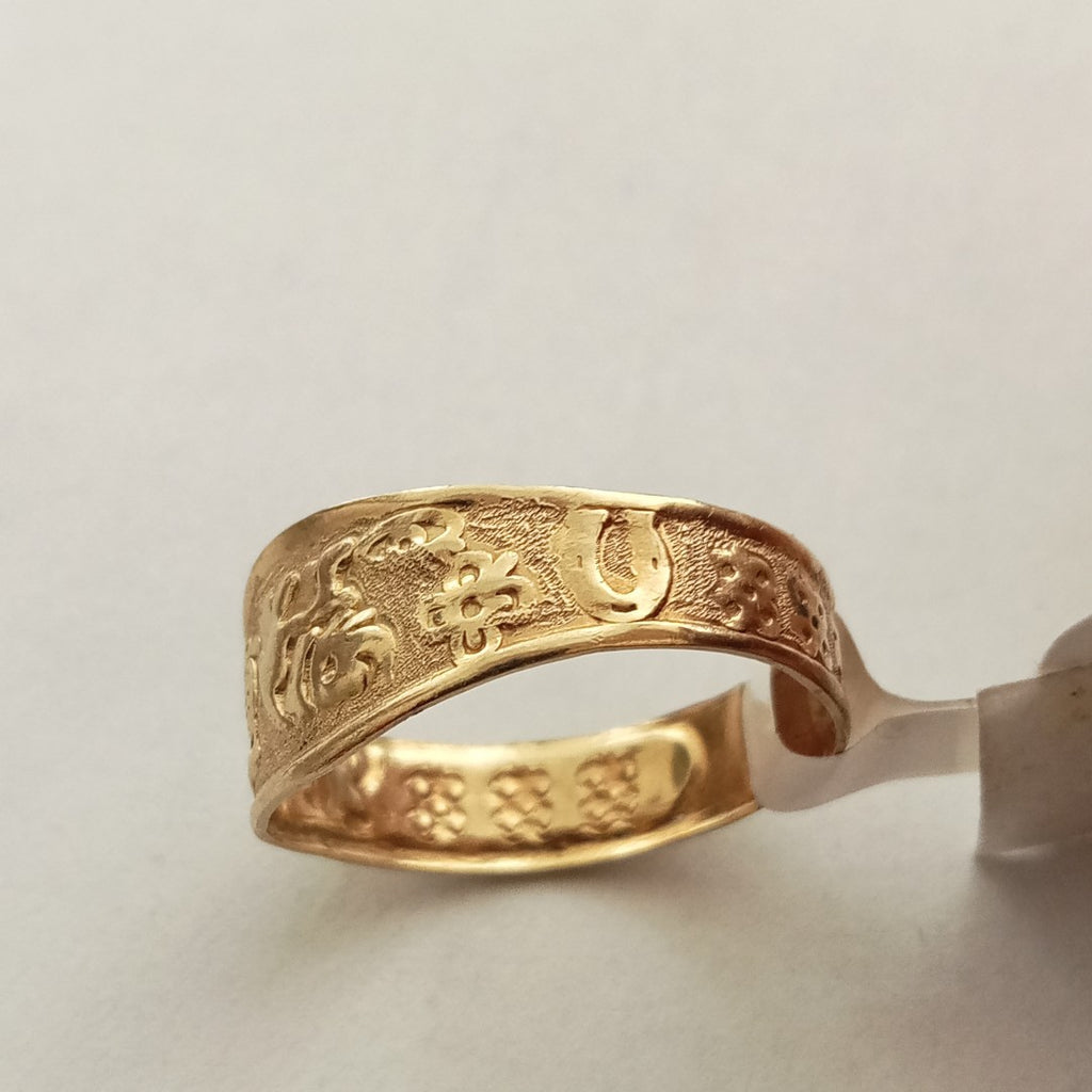 ANILLO. ORO. 10 K 1.5 GRMS (SEMINUEVO)