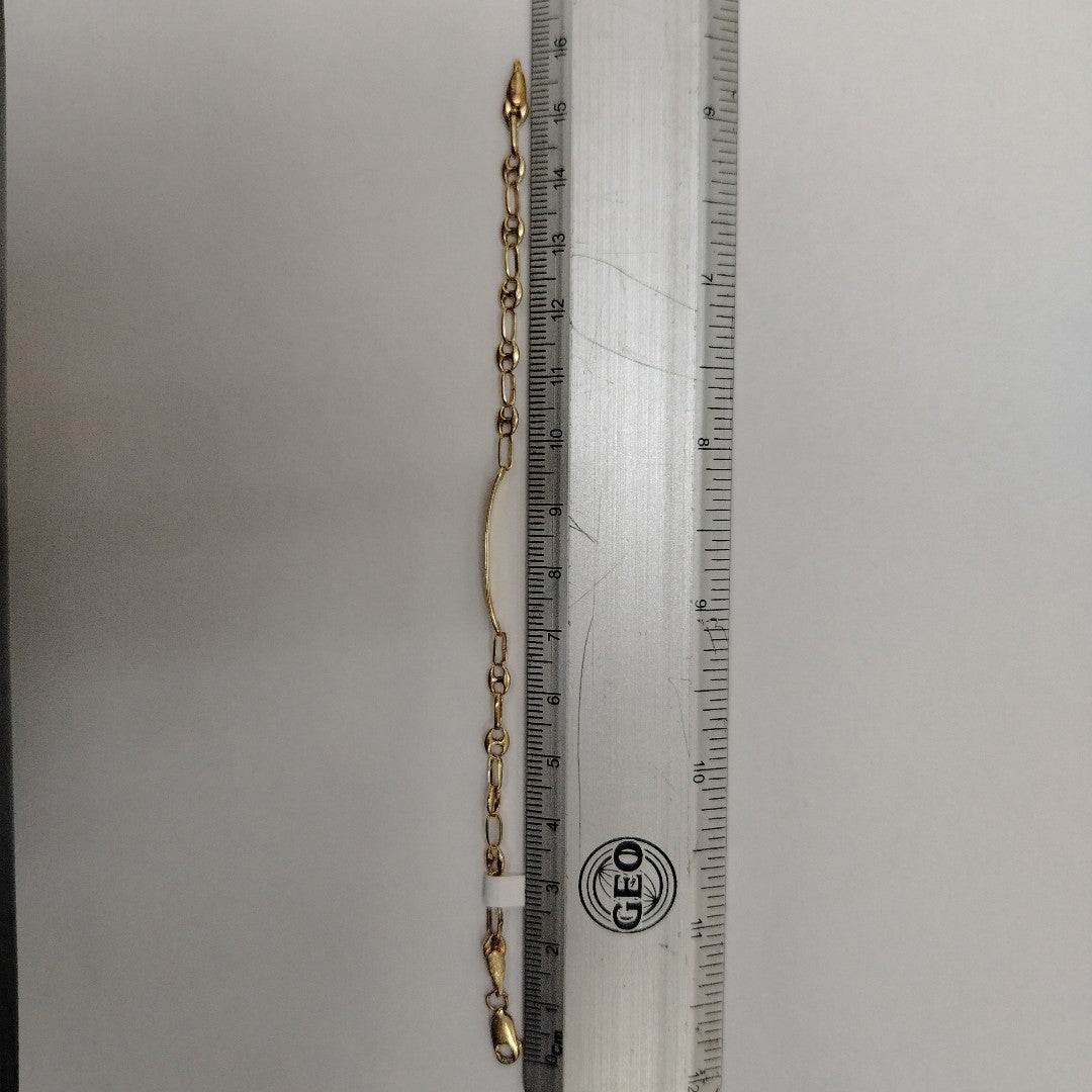 ESCLAVA. ORO. 14 K 3.9 GRMS (SEMINUEVO)