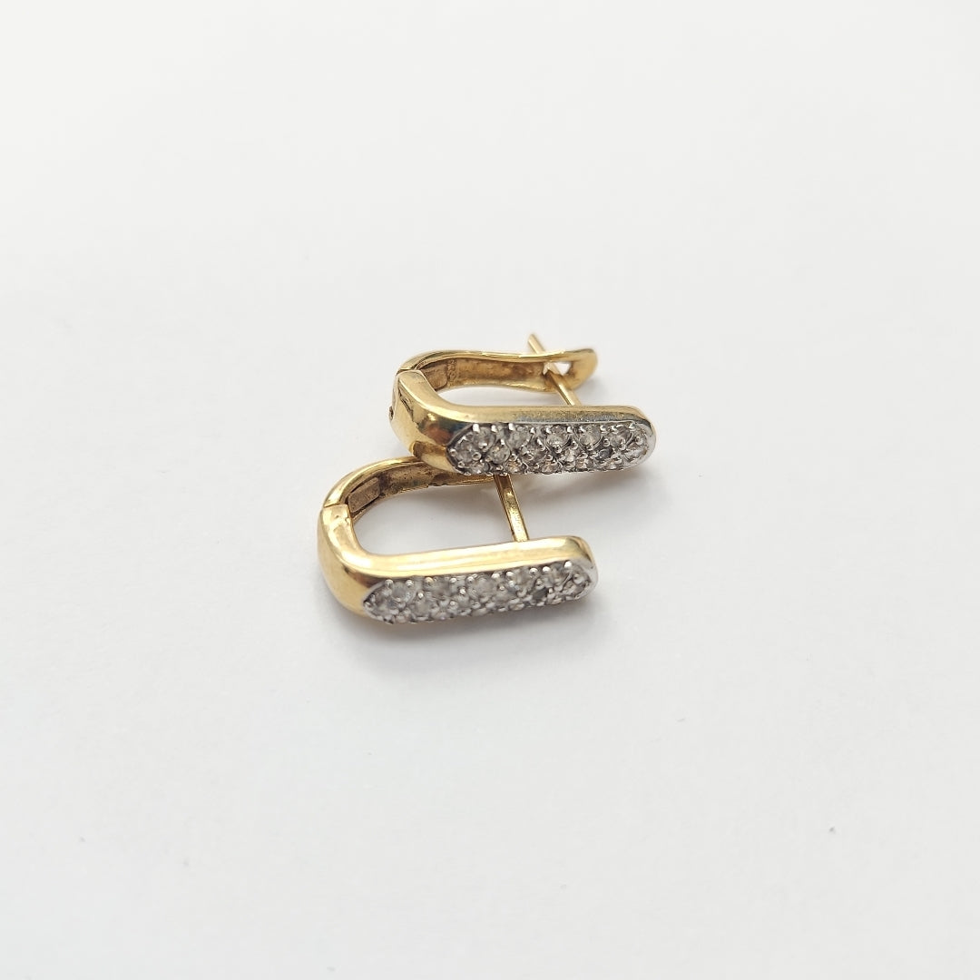 ARETES PAR ORO 10 K 3,70 GRMS (SEMINUEVO)