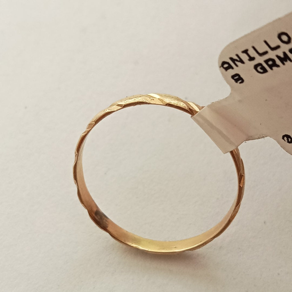 ANILLO. ORO. 14 K 0.8 GRMS (SEMINUEVO)