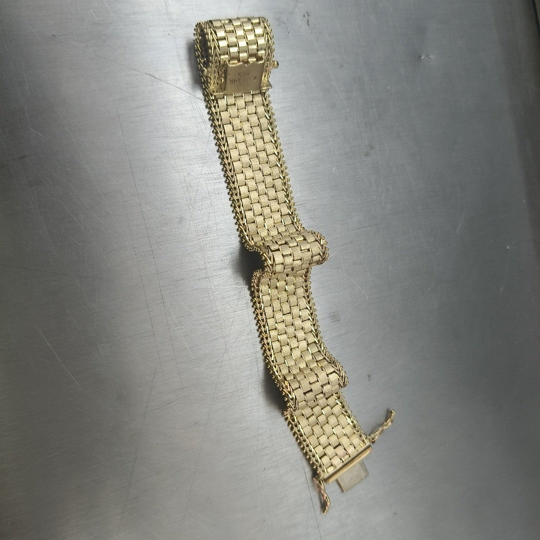 PULSERA. ORO. 14 K 24.7 GRMS (SEMINUEVO)