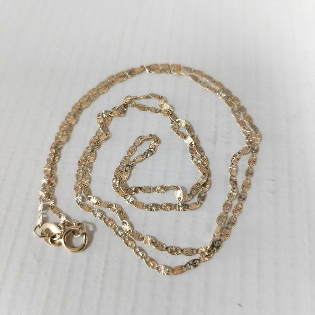 CADENA. ORO. 10 K 1.9 GRMS (SEMINUEVO)