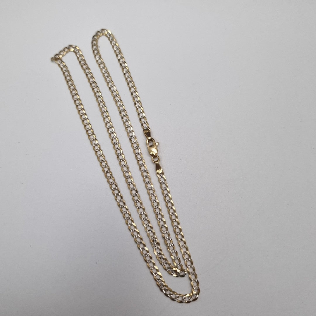 CADENA. ORO, RODIADO 14 K 6.9 GRMS (SEMINUEVO)