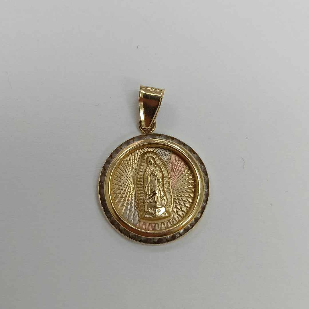 MEDALLA RELIGIOSA. ORO. 14 K 1.5 GRMS (SEMINUEVO)