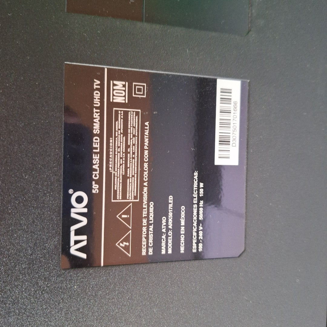 PANTALLA ATVIO ARK5017ILED 50" LED 4K (SEMINUEVO)