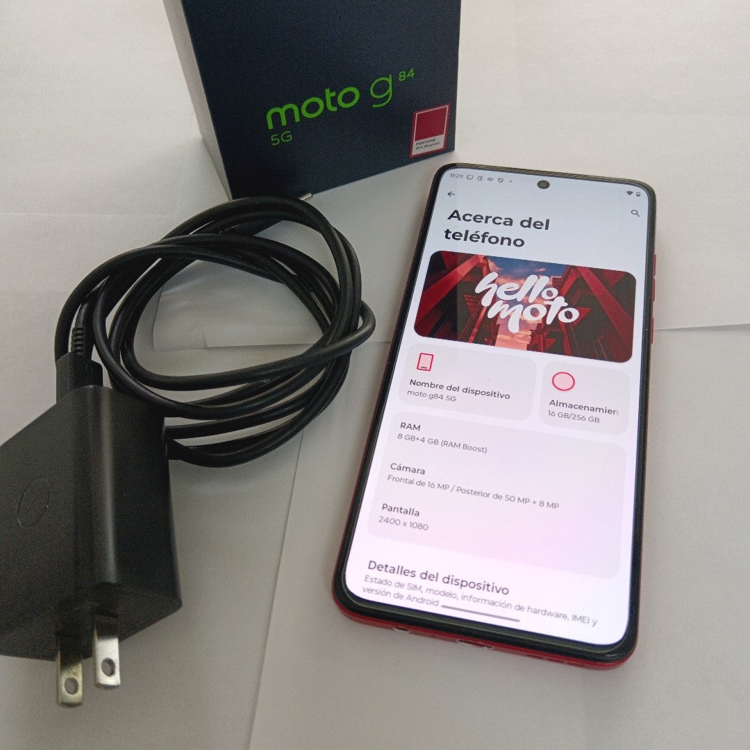 CELULAR MOTOROLA MOTO G84 XT2347-1 (2023) 256 GB 8 GB RAM (SEMINUEVO)