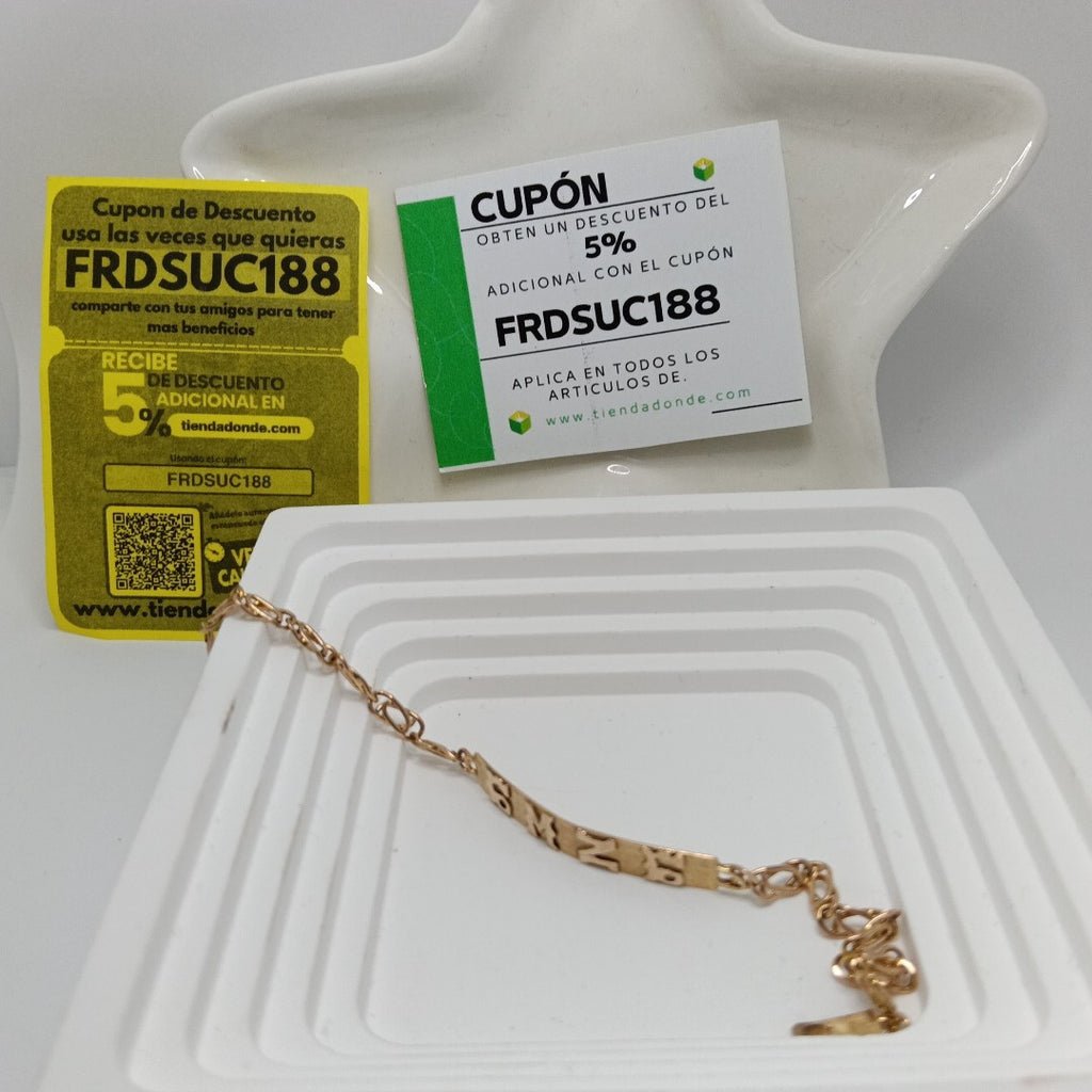 PULSERA. ORO. 8 K 3.9 GRMS (SEMINUEVO)