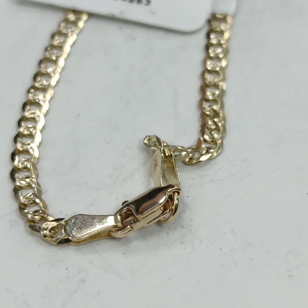 CADENA BARBADA DIAMANTADA 11.11GR 55 CM CM (NUEVO)