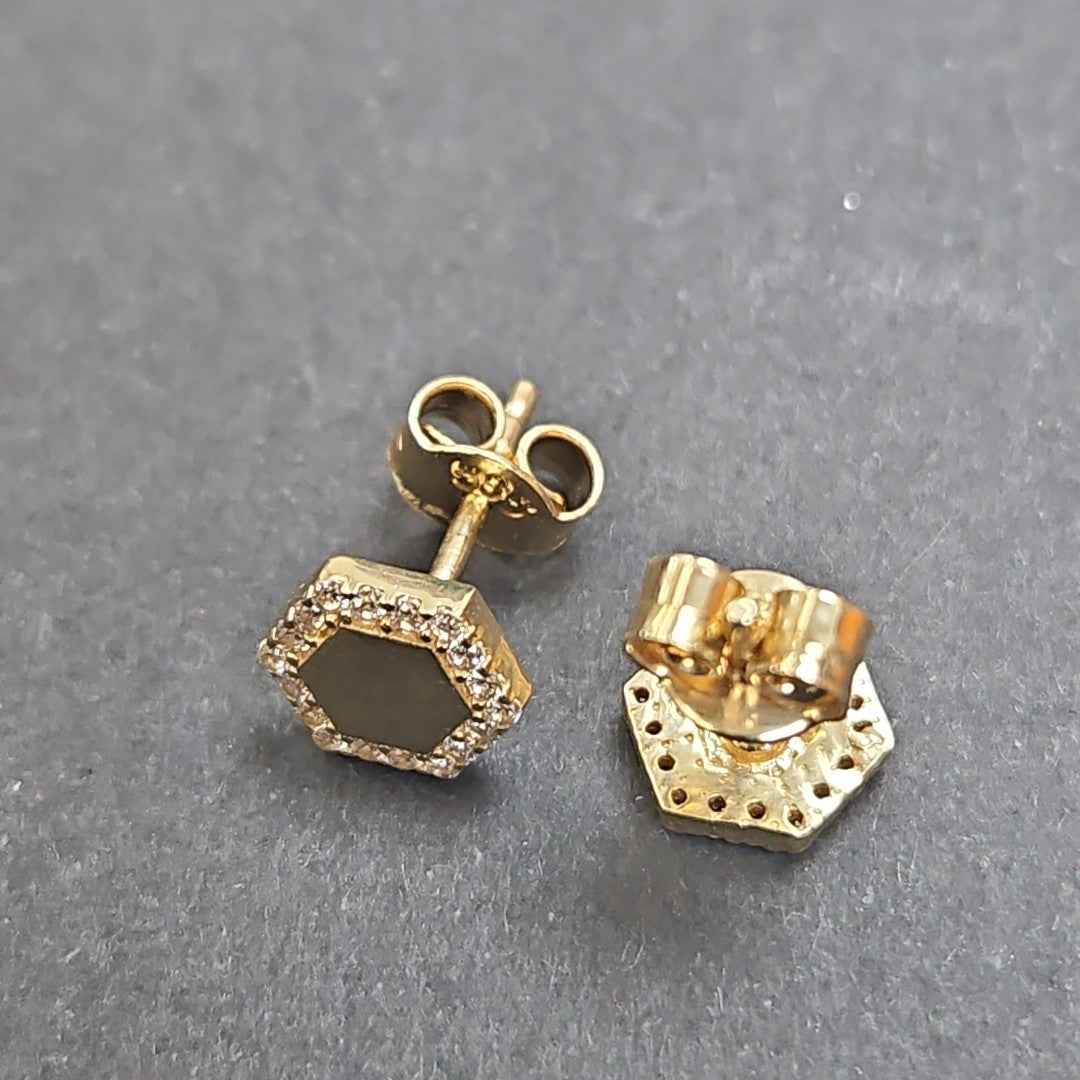 BROQUELES ORO 14K 1.4 (NUEVO)