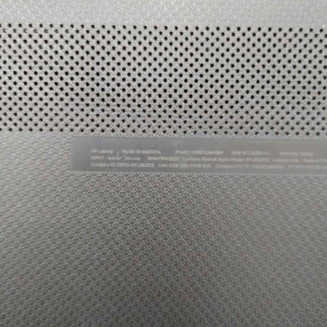 LAPTOP HP 14-DQ0510LA (2022) 256 GB SSD 4 GB RAM (SEMINUEVO)