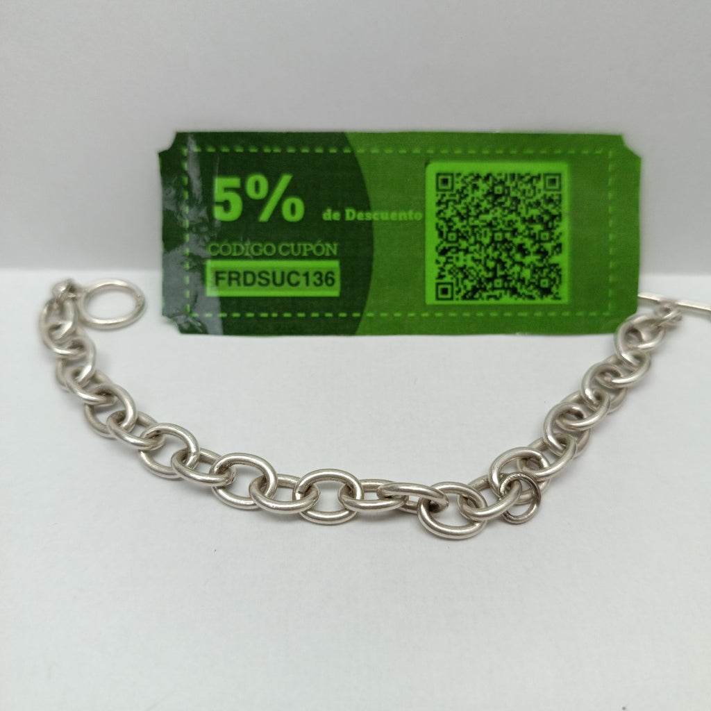 PULSERA. PLATA. 18 GRMS (SEMINUEVO)