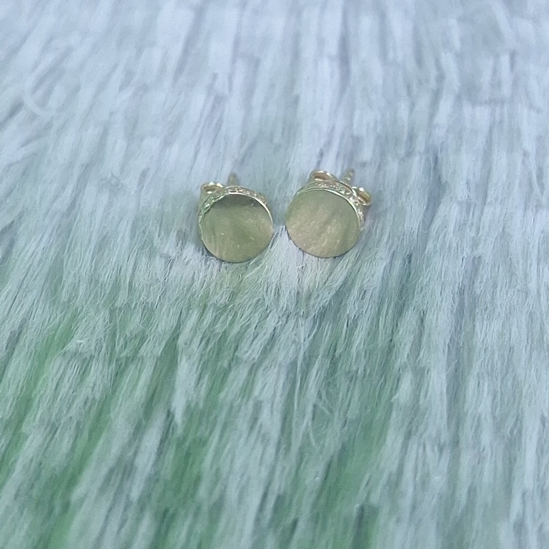 BROQUELES ORO 14K 1.4 (NUEVO)