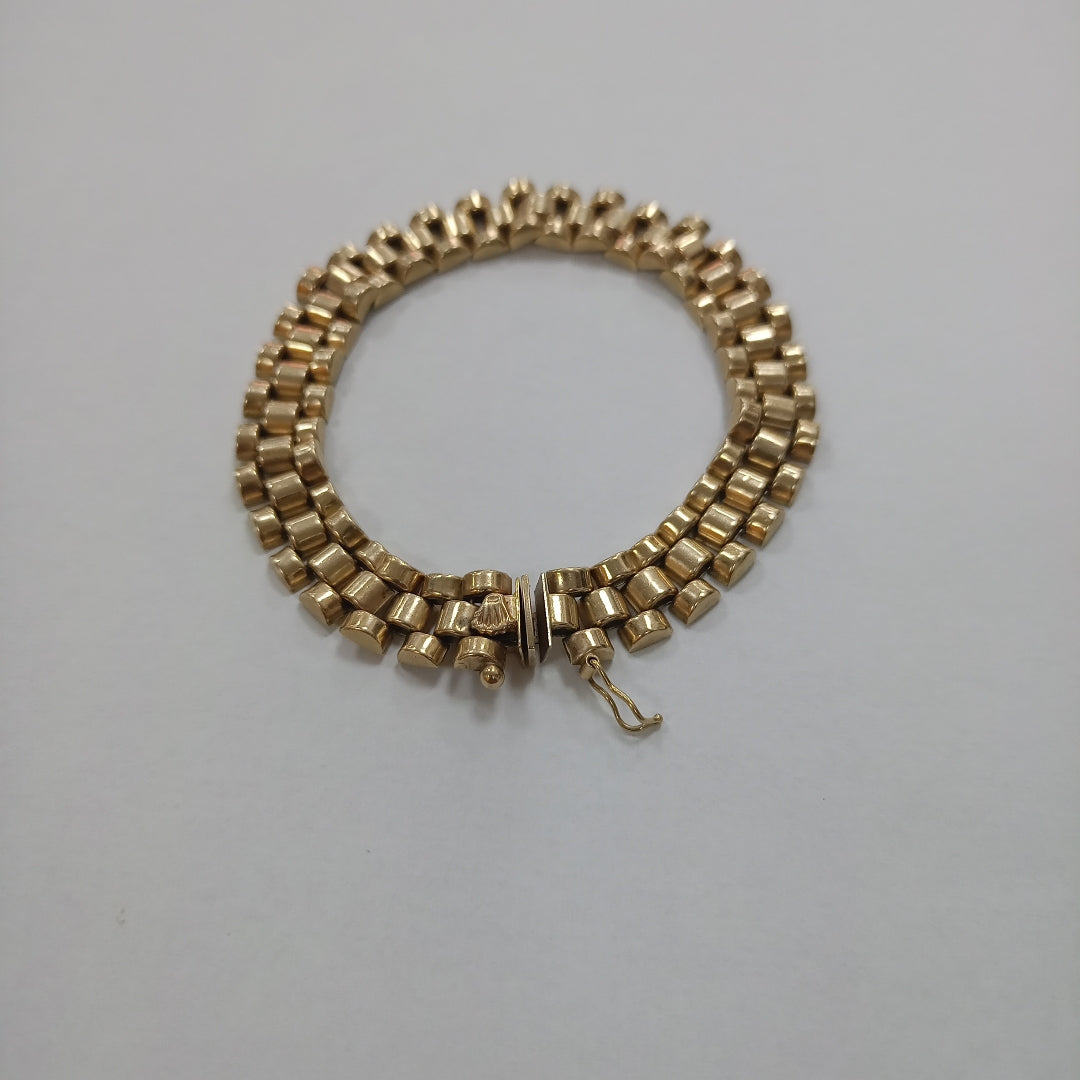 PULSERA. ORO. 14 K 14.1 GRMS (SEMINUEVO)