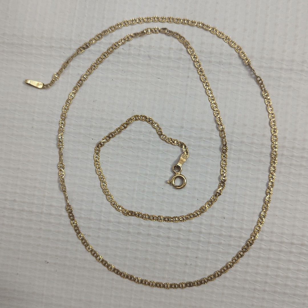 CADENA. ORO. 14 K 2.2 GRMS (SEMINUEVO)