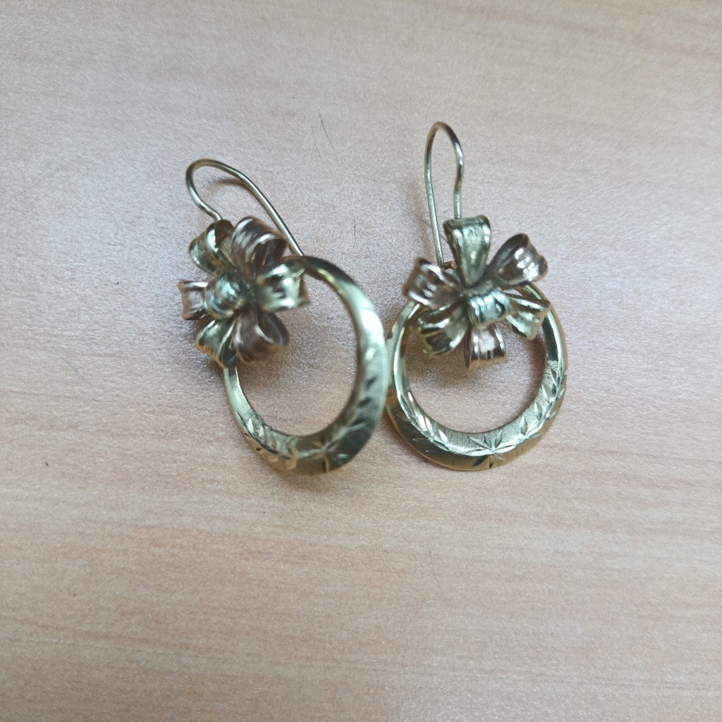 ARETES PAR. ORO. 10 K 2.8 GRMS (SEMINUEVO)