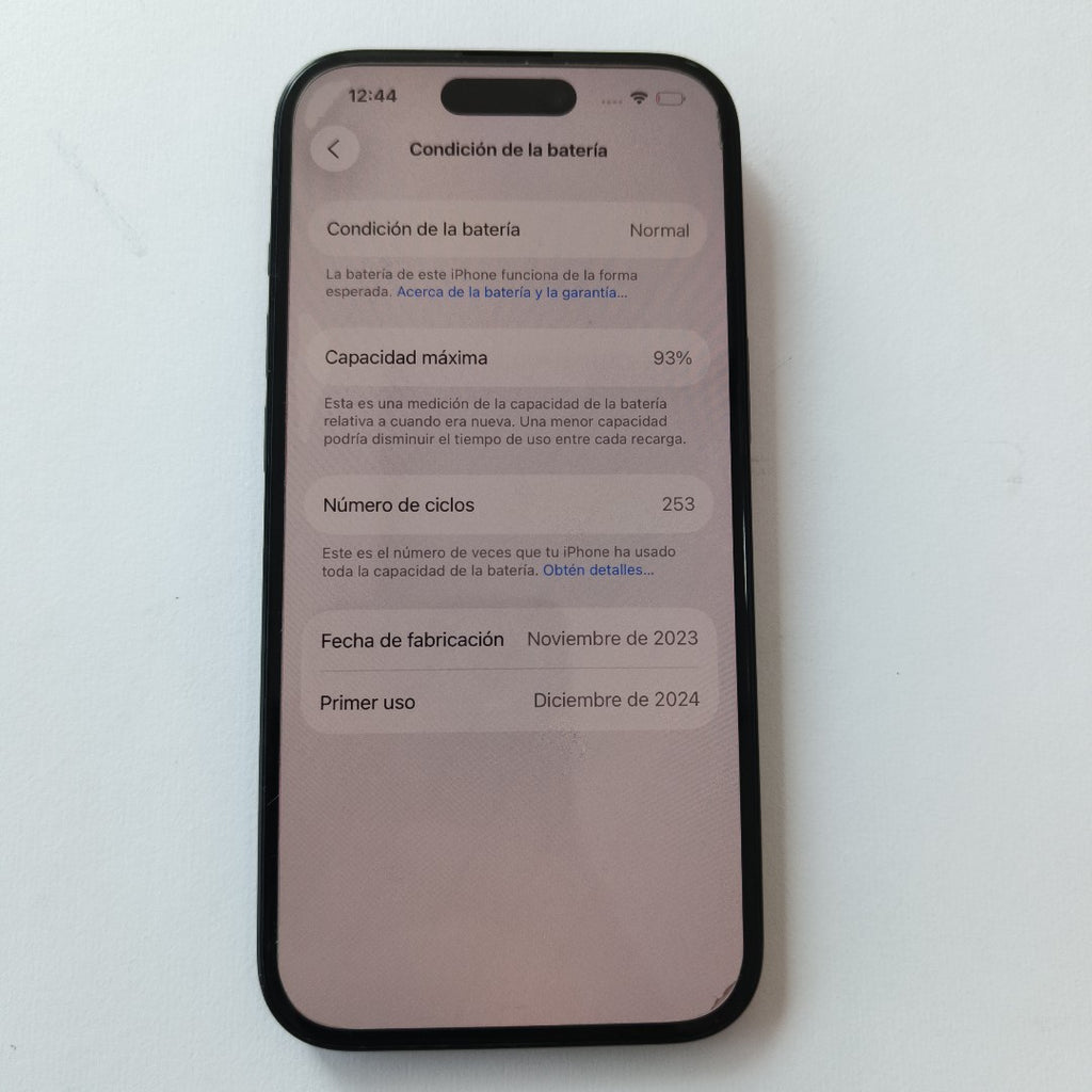 CELULAR APPLE IPHONE 15 A3089 (2023) 256 GB 6 GB RAM (SEMINUEVO)