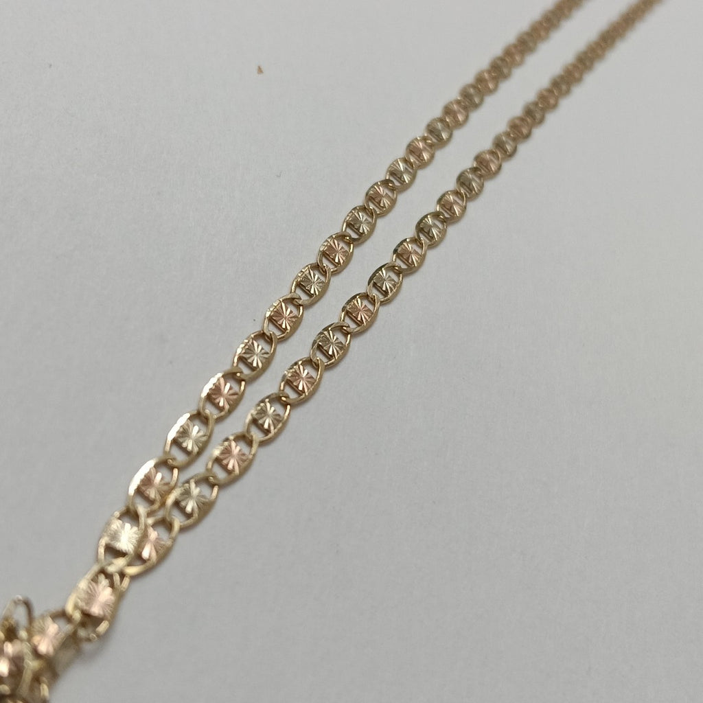 CADENA TEJIDO MARINERO 3.61GR 55 CM (NUEVO)