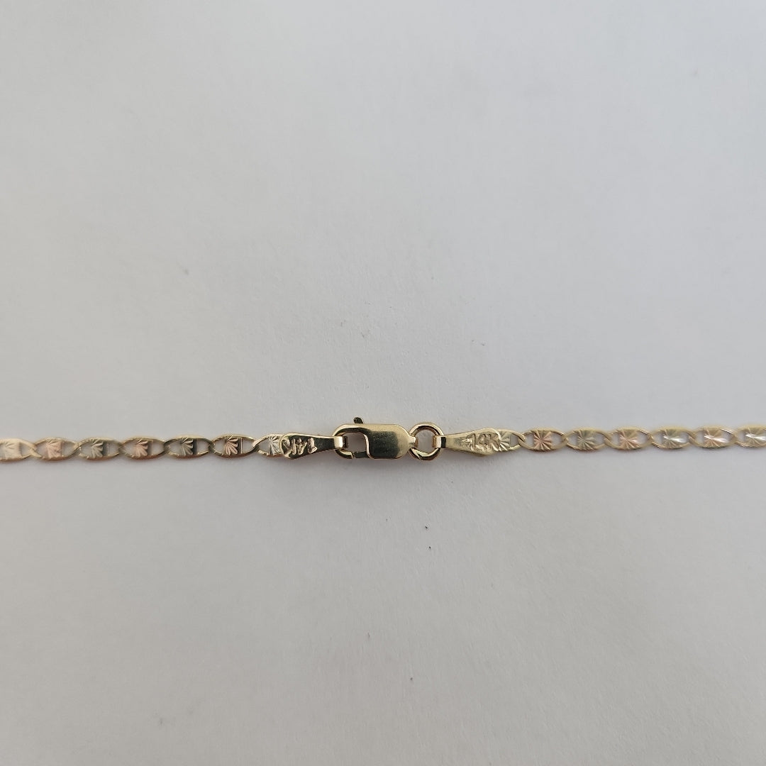 CADENA TEJIDO MARINERO 3.61GR 55 CM (NUEVO)