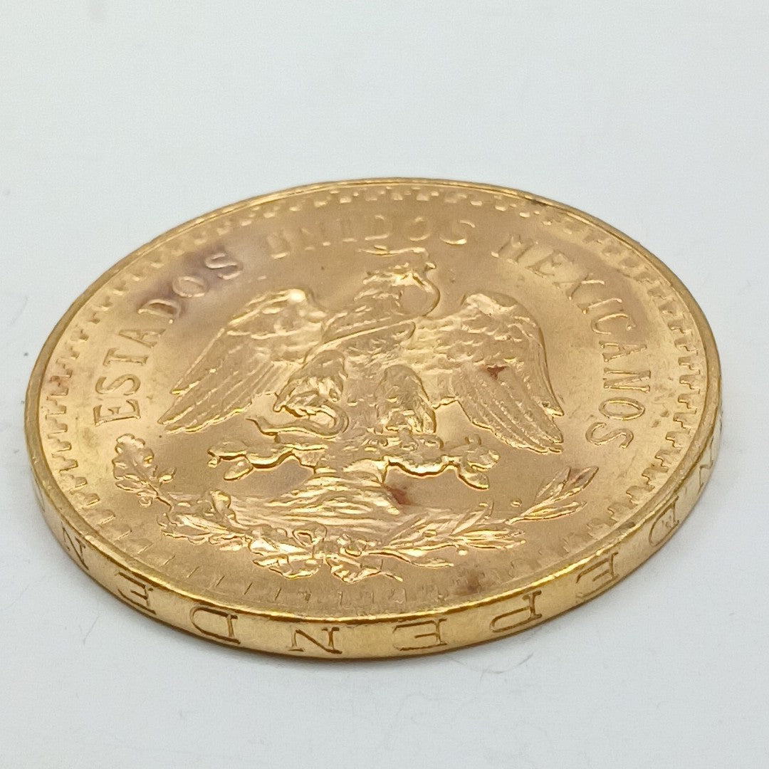 K1 41,60 GRMS 21 K IDENTIFICACIÓN MONEDA NOMINATIVA MONEDAS PESOS 50 PESOS (SEMINUEVO)