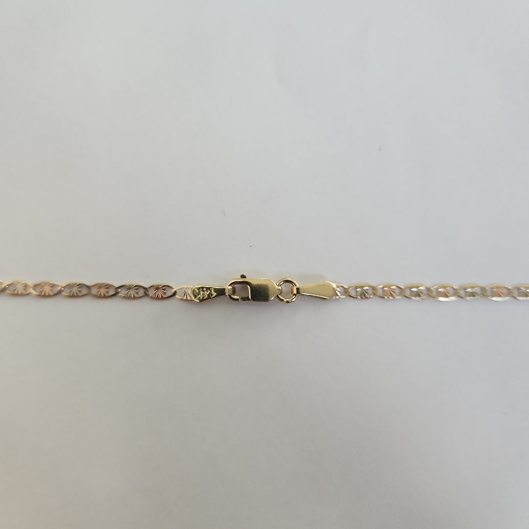 CADENA TEJIDO MARINERO 3.61GR 55 CM (NUEVO)