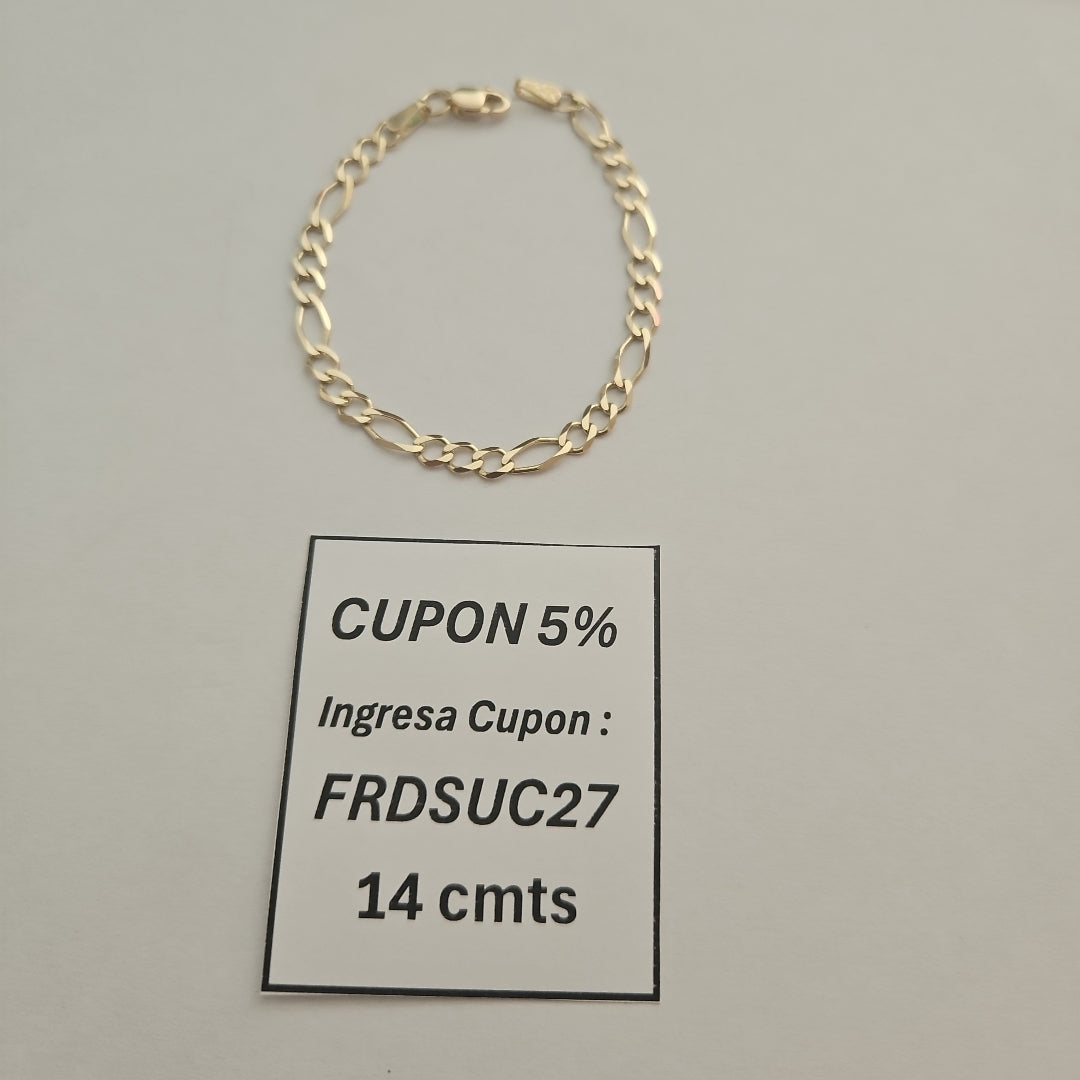 PULSERA 3 X 1 2.3GR 14 CM (NUEVO)