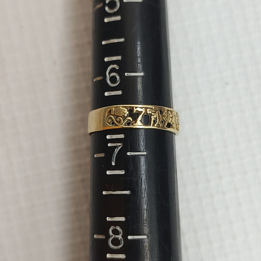 K1 1,60 GRMS 10 K ESPECIFICACIONES COMPLEMENTARIAS ARGOLLA DE LA SUERTE ORO 10K (SEMINUEVO)