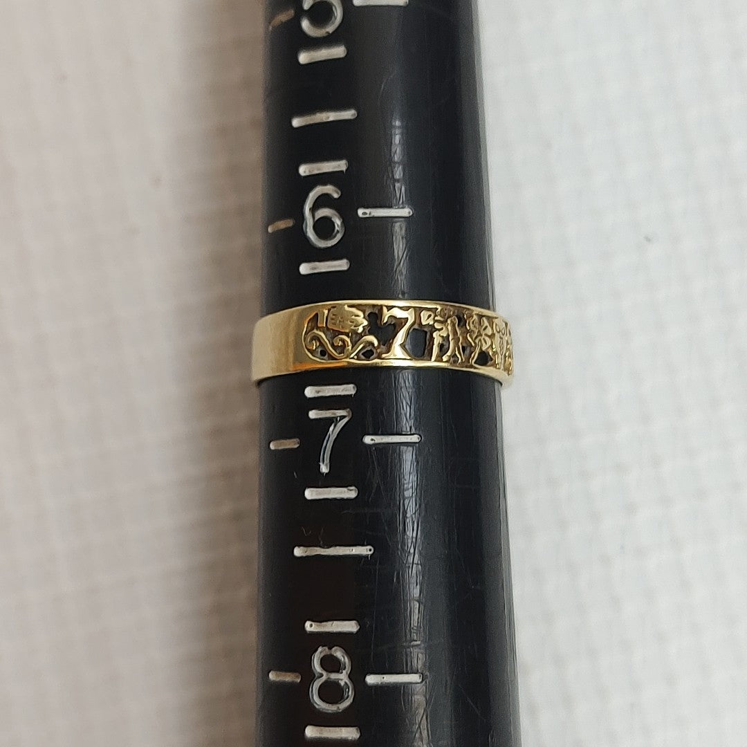 K1 1,60 GRMS 10 K ESPECIFICACIONES COMPLEMENTARIAS ARGOLLA DE LA SUERTE ORO 10K (SEMINUEVO)