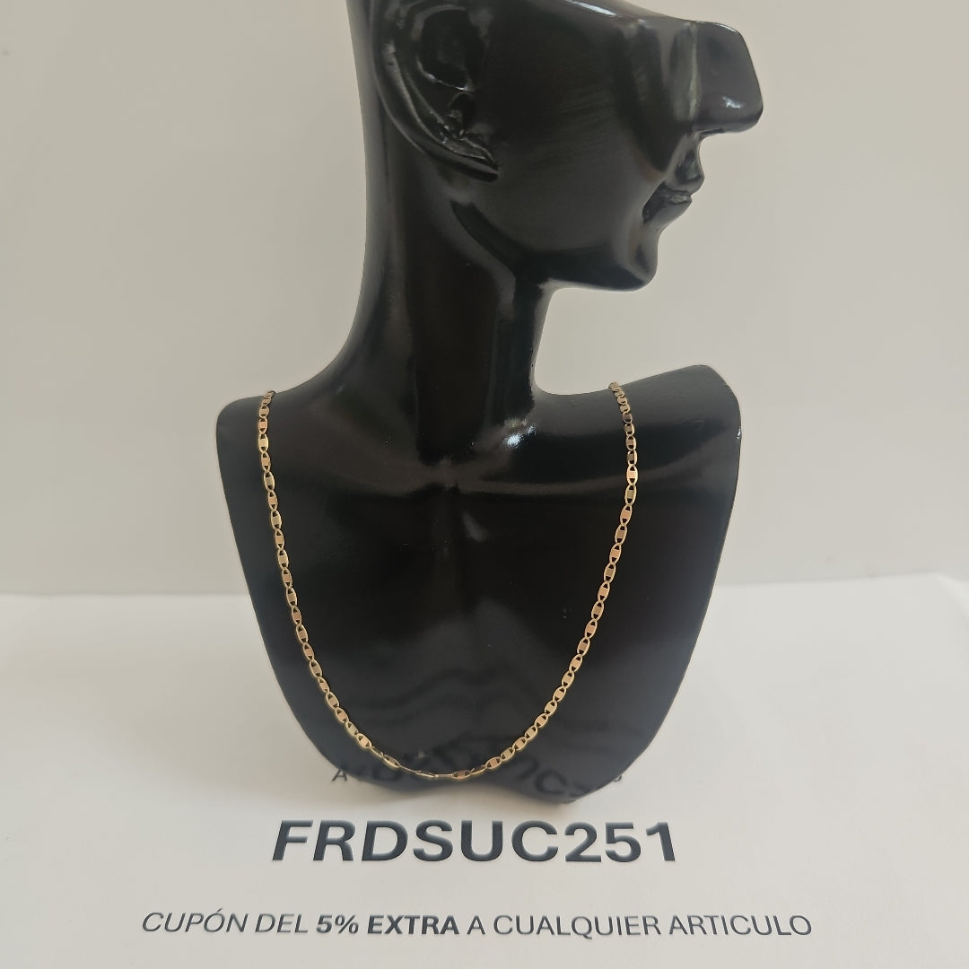 CADENA. ORO. 14 K 1.6 GRMS (SEMINUEVO)