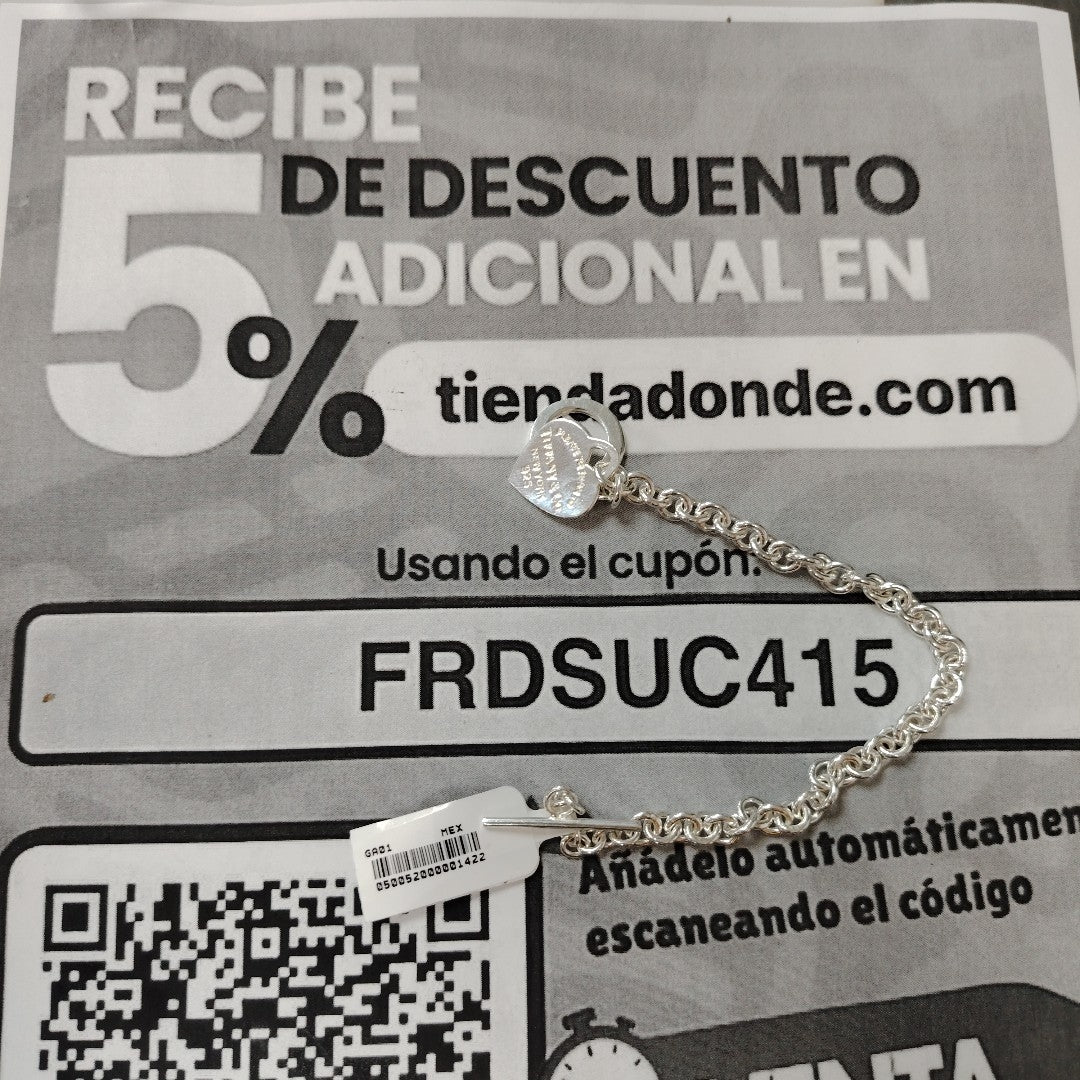 PULSERA ESPECIAL PLATA .925 18.1G (NUEVO)