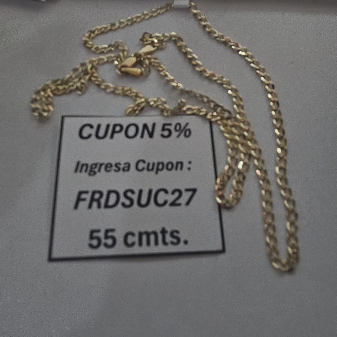 CADENA BARBADO 5.21GR 55 CM (NUEVO)