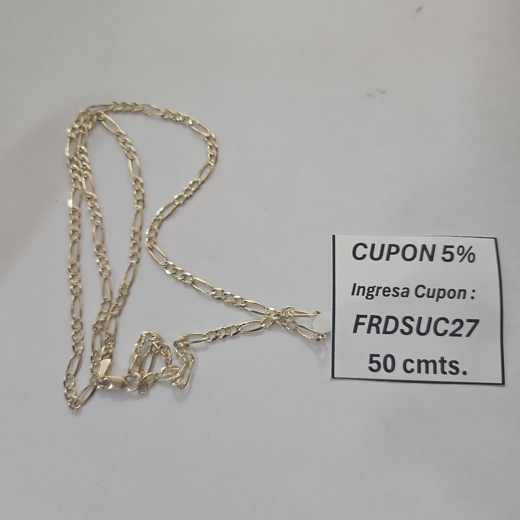 CADENA 3 X 1 5.91GR 50 CM CM (NUEVO)