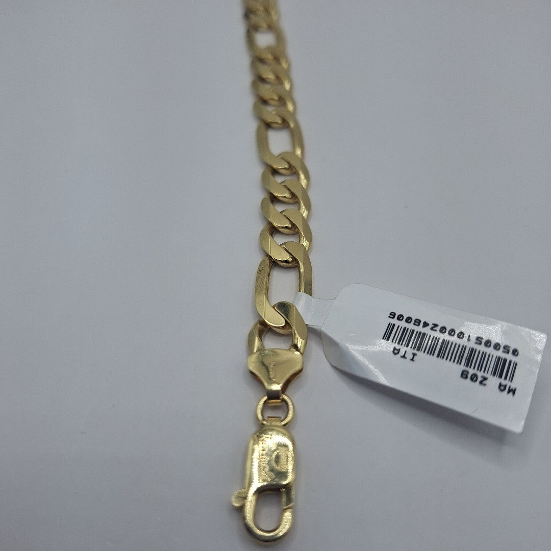 PULSERAS CABALLERO CARTIER 3 1 AMARILLA ORO 14K 24.9 (NUEVO)