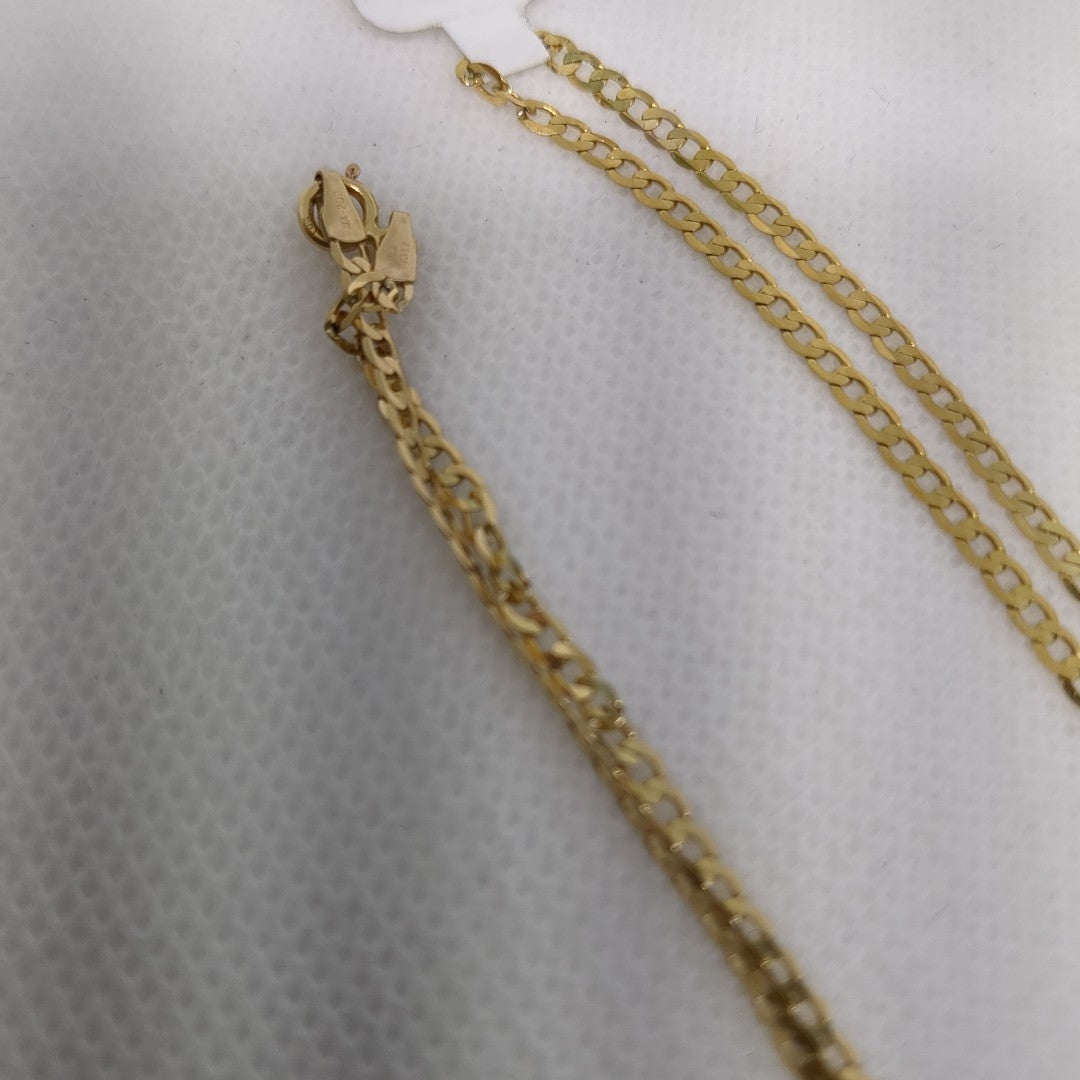 CADENAS BARBADA AMARILLA ORO 10K 3.2 (NUEVO)