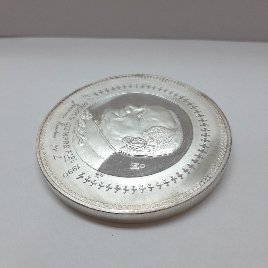 K1 154,90 GRMS PLATA .999 IDENTIFICACIÓN MEDALLA CONMEMORATIVA ONZAS CRED. S (SEMINUEVO)