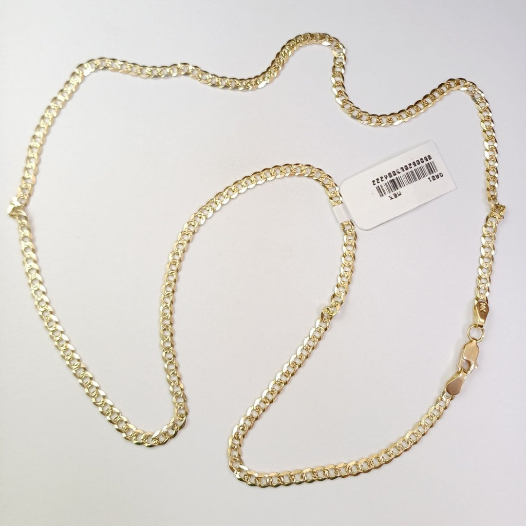 CADENA BARBADA DIAMANTADA 12.01GR 60 CM CM (NUEVO)