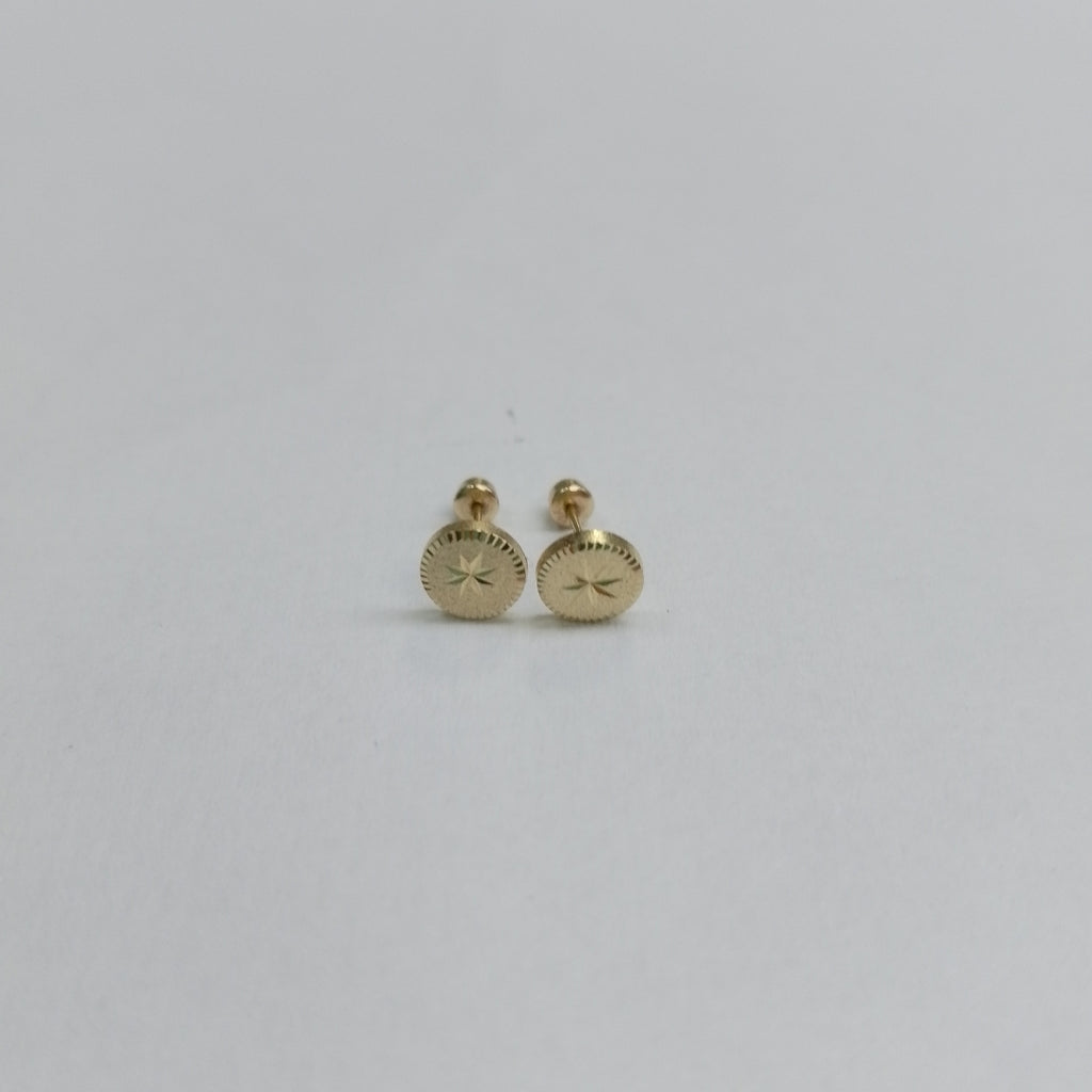 BROQUELES ORO 10K 1 (NUEVO)