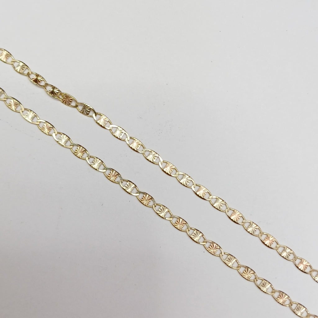 CADENA TEJIDO MARINERO 3.81GR 60 CM (NUEVO)