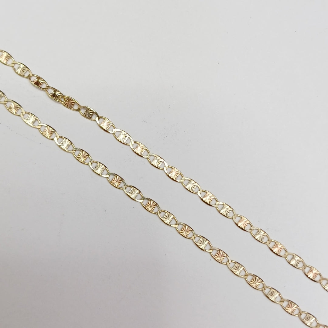 CADENA TEJIDO MARINERO 3.81GR 60 CM (NUEVO)