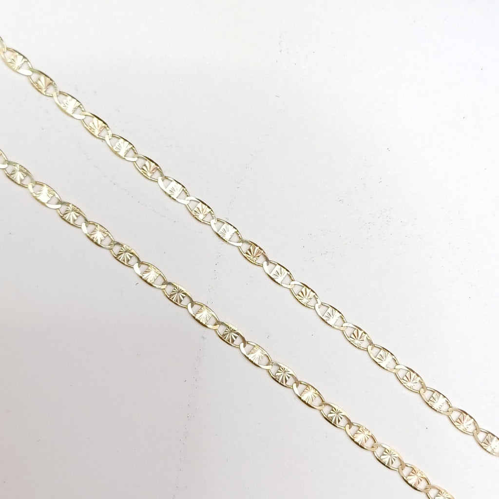 CADENA TEJIDO MARINERO 3.61GR 55 CM (NUEVO)